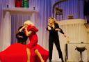 Carol Harrison and Beverley Callard get physical as Chrissie Roxanne. Picture: Anthony Donovan (Donovan Graphics)
