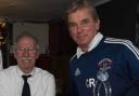 Former Llandudno chairman Clive Rushton (right) is stepping away from the club
