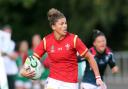 Jess Kavanagh-Williams in action for Wales