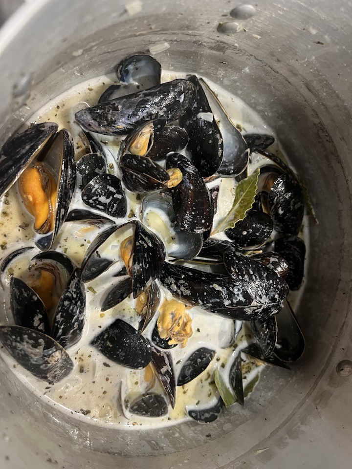Conwy mussels.