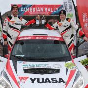 Matt Edwards and Darren Garrod win the Cambrian Rally. Picture: Jakob Ebrey