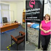 Colwyn Bay office and Jane Watson