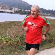 Don Hales at the Conwy parkrun.