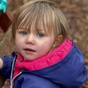 Two-year-old Talia from Mold, Flintshire