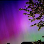 Northern Lights from Wrexham, north Wales