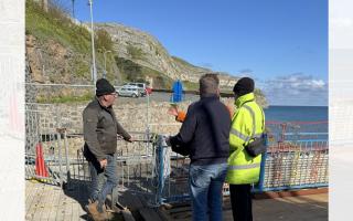 Work will take place on the Happy Valley entrance to Llandudno Pier