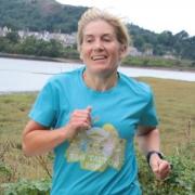 Elizabeth Driscoll during the Conwy Parkrun. Photo: Steve Jeffery