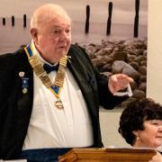 Alan Guinn was the president of Llandudno Rotary Club.
