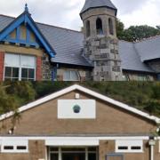 The two schools in Abergele that have closed.