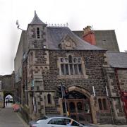 Former library building in Castle Street, Conwy.