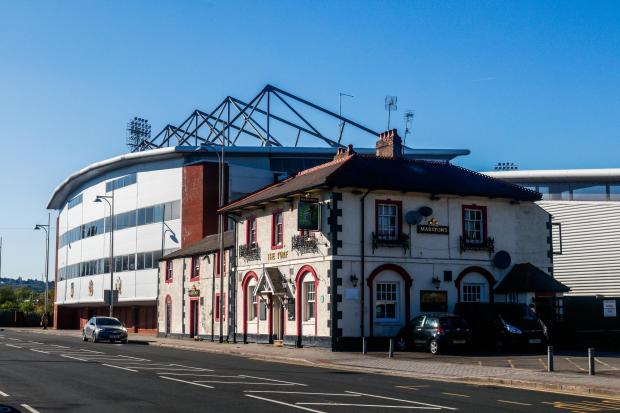 The Turf, Wrexham, which is set to be a hub for World Cup football in November.