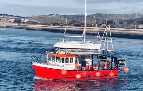 The Nicola Faith fishing boat was built by skipper Carl McGrath three years ago.