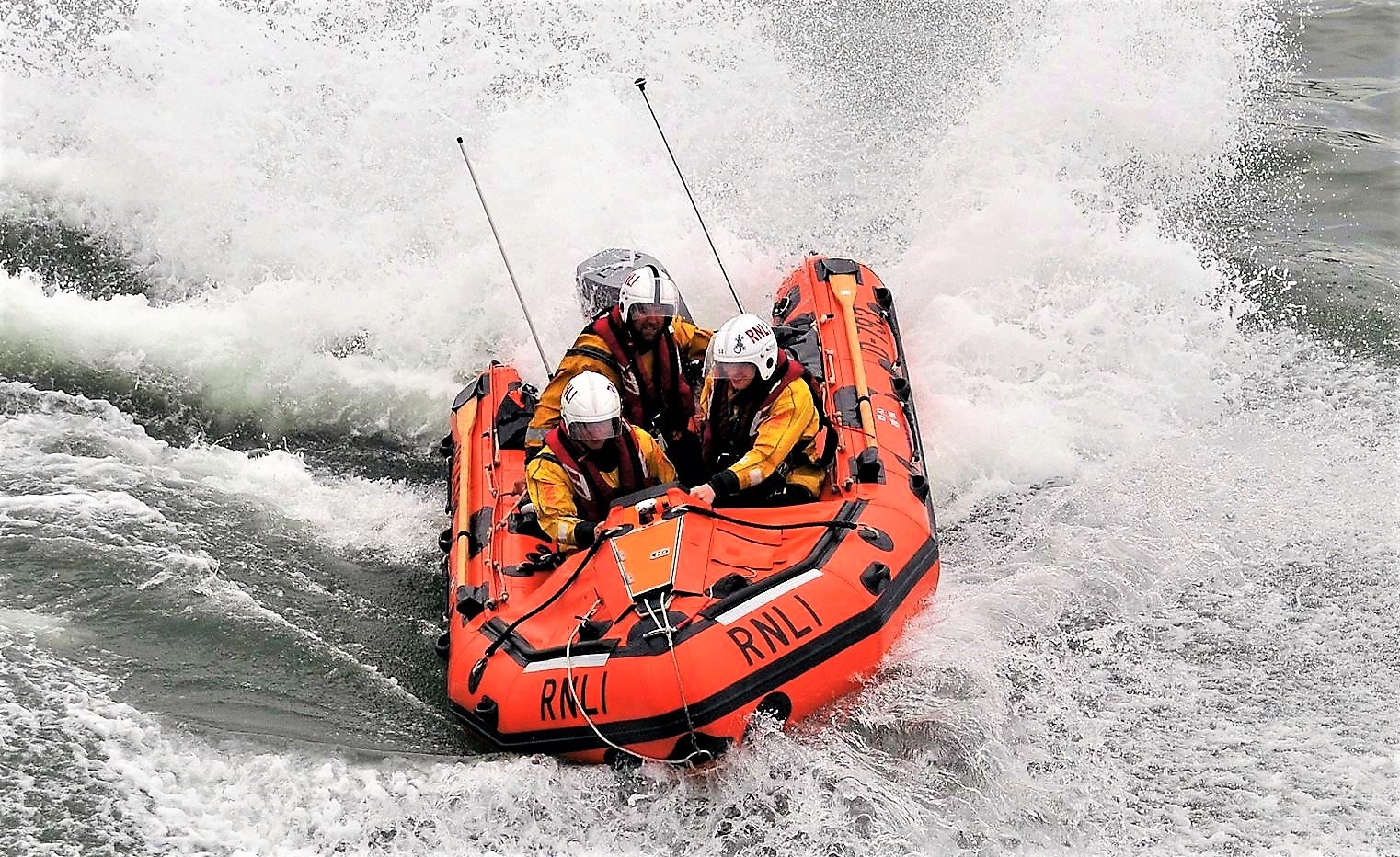  Mr Finch-Saunders is a member of the D-class inshore lifeboat crew, which operates close to the shore and cliffs.