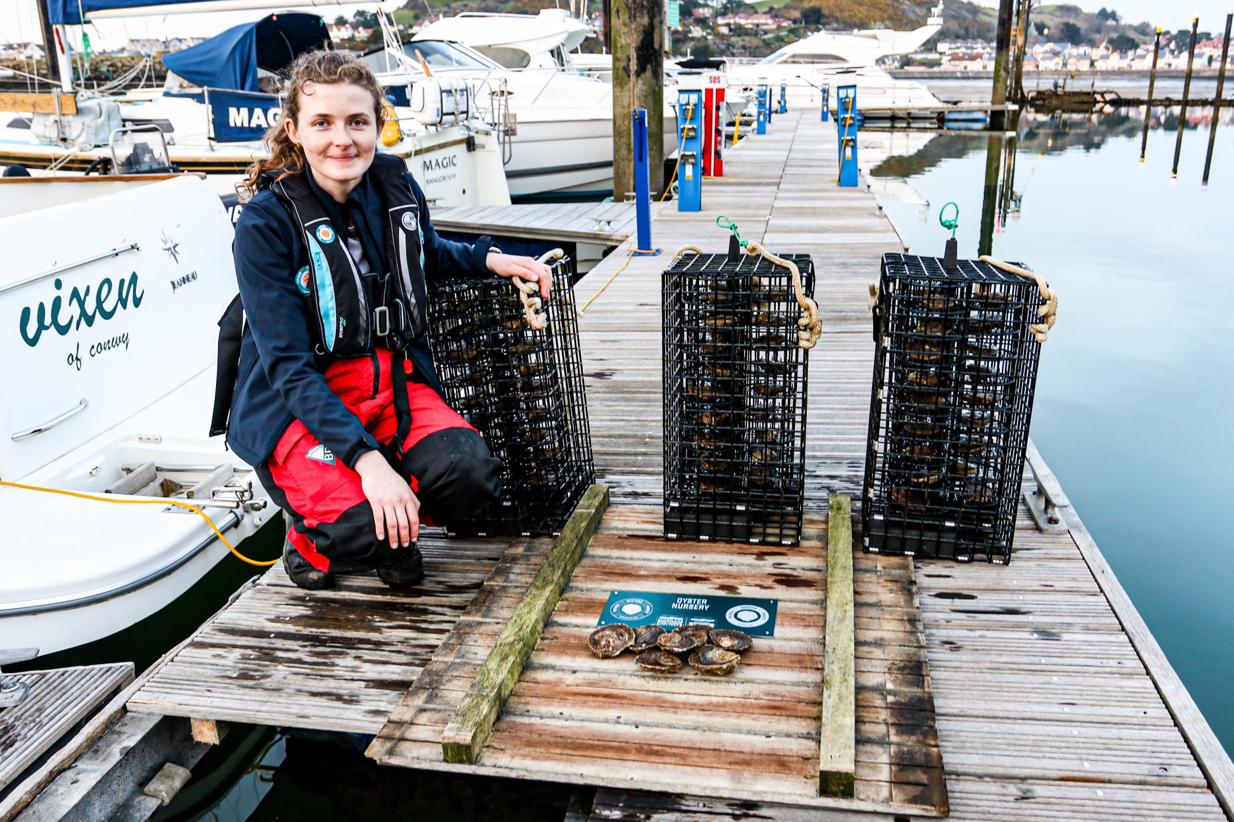 Local Project Officer for the Wild Oysters Project, Maria Hayden-Hughes.