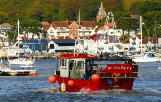 The Nicola Faith fishing boat pictured at Conwy harbour. Picture: Roger Fox