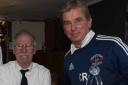 Former Llandudno chairman Clive Rushton (right) is stepping away from the club