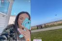 Michelle Keegan shared snaps of herself on her Instagram page while enjoying the late summer weather in Abergele.