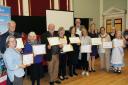 The Llandudno in Bloom committee with their previous awards