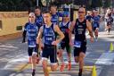 Llyr Ap Geraint Roberts pictured in the lead for Great Britain in Italy