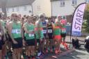 The start of the Stone 10k race
