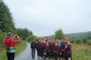Ysgol Dyffryn Conwy pupils visit the wind farm