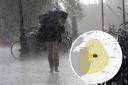The yellow weather warning will be in place in parts of Conwy and Gwynedd on Wednesday (October 11).