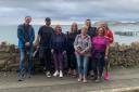Roger Stevens and team from BIS Llandudno on their Great Orme trek