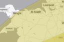 A Yellow weather warning is in place (January 2)
