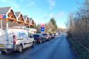The Welsh Government is currently carrying out work as part of its ‘active travel scheme’ near the Tesco supermarket in Llandudno Junction, but the work is causing significant delays..