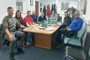 A local club football roundtable in Robin Millar MP's office