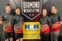 Bryn Astrop, Seamus Leonard-Thomas (both, Mia Evans and Della Pemberton of Diamond Weightlifting