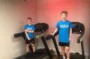 Jacob Appleton and Gethin Griffiths have been running for charity this month.