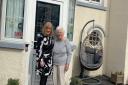 Joanne Beckett and her mum, Pat, outside Rosaire Guest House