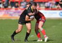 Ben Morris in action for North Wales Crusaders.