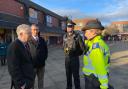 First Minister joins police on the beat in Wrexham to see how they are keeping our communities safe