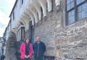 Janet Finch-Saunders MS with Rhys Thomas, General Manager, Penrhyn Castle and Conwy Properties, National Trust.