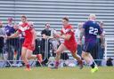 Action from North Wales Crusaders' recent win over Midlands Hurricanes. Picture: John Hendry
