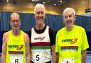 Steve Gardner, Pat Finnie and Don Hale at the indoor open event