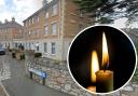 Wainwright Close in Rhos-on-Sea and generic picture of candle