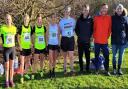 Some members of the NWRRC cross country team at Wrexham last Saturday