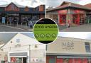 Some of the supermarkets in the Conwy coastal area.