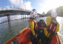 Llandudno RNLI rescues two people caught out by the incoming Spring Tide