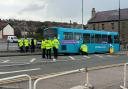 Large police presence at the scene in Old Colwyn
