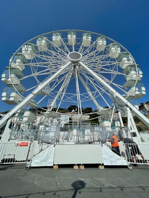 Llandudno Pier Ferris wheel.