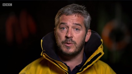 Jonathan Coe, Llandudno RNLI. Picture: Saving Lives at Sea/BBC2
