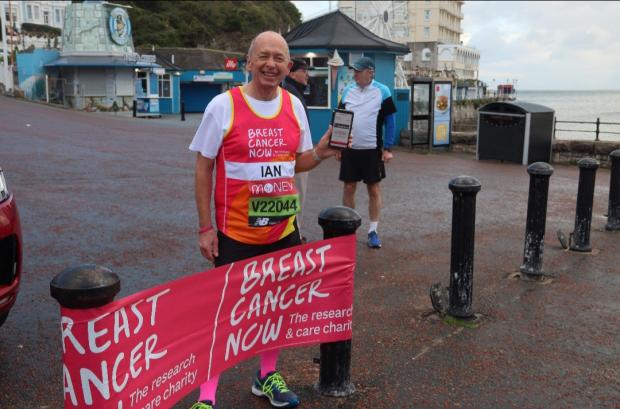 North Wales Pioneer: Ian Turner after completing the marathon. Photo: John Hatton