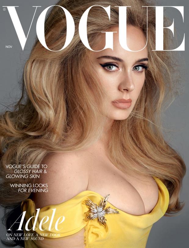 North Wales Pioneer: Adele on the cover of British Vogue (British Vogue: Steven Meisel).