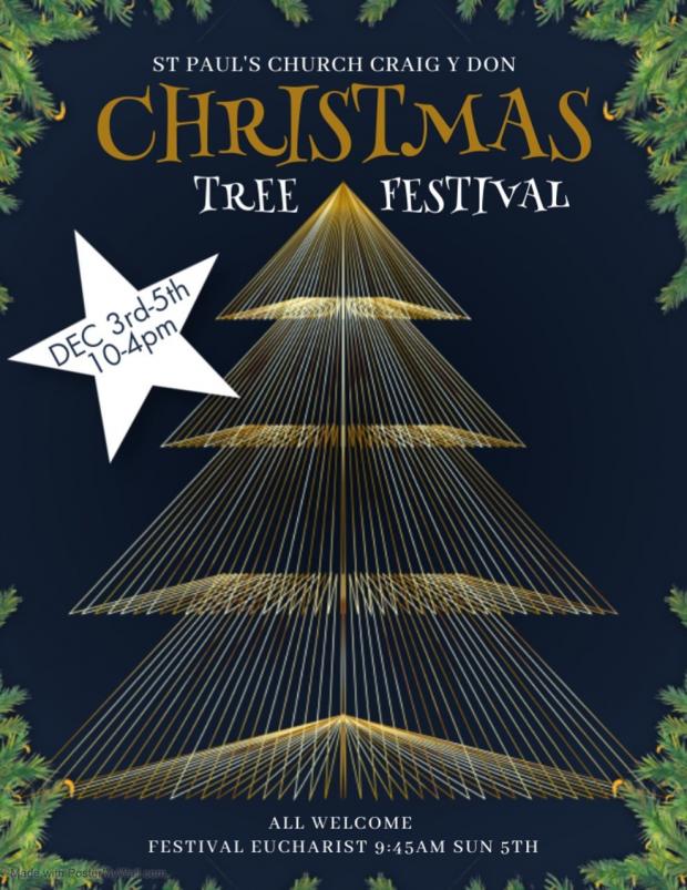 North Wales Pioneer: The Christmas Tree Festival will take place next week