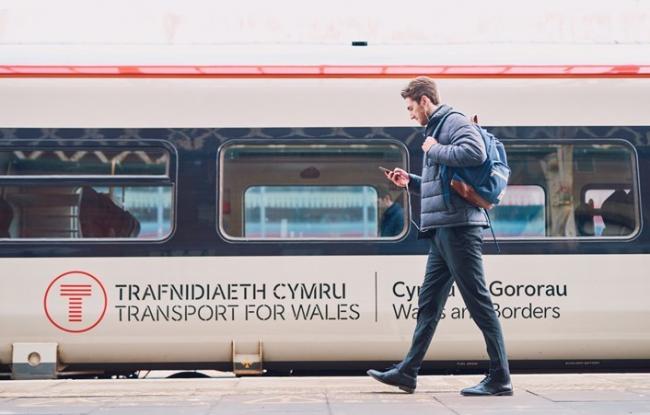 A Transport for Wales train.