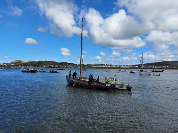 North Wales Pioneer: The boat out at sea again after 12 years of repairs